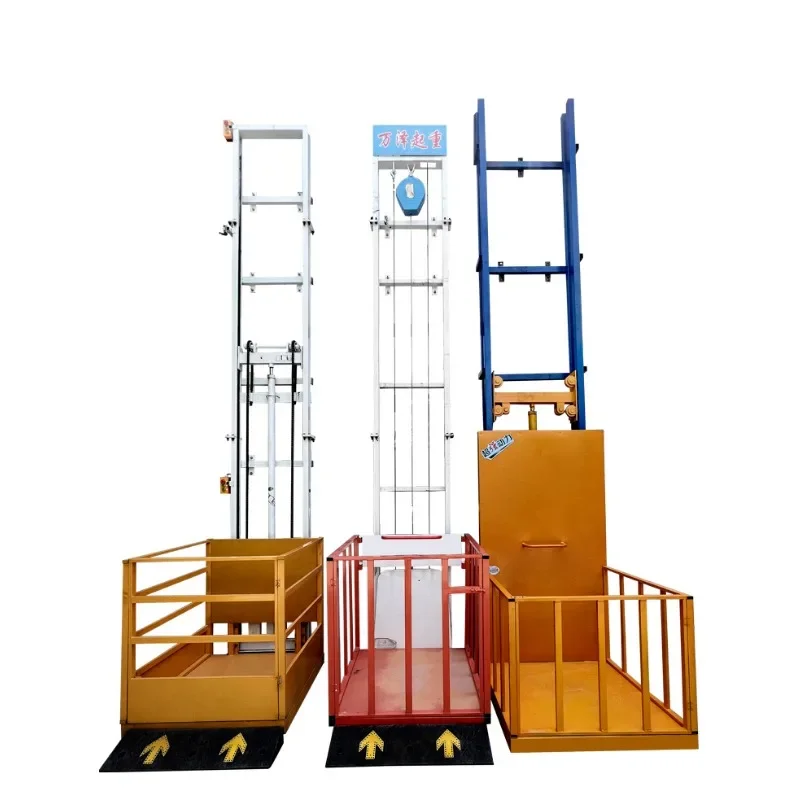 Electric small cargo elevator hydraulic lifting platform home elevator hoist