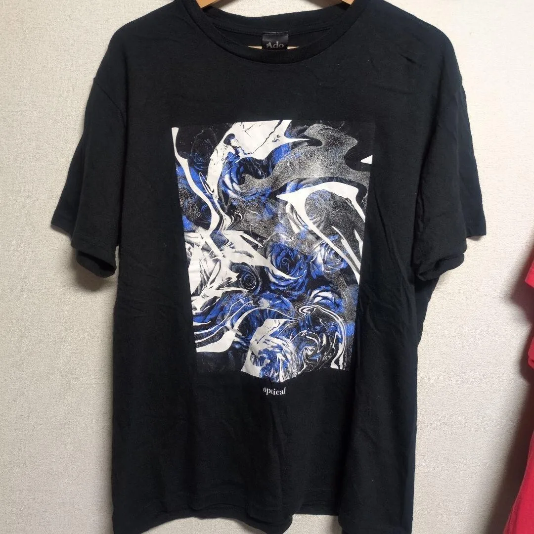 Ado LIVE TOUR 2022-2023 camiseta Mirage talla XL color negro productos de músico música hombres-ropa regalos divertidos camisetas Ugus divertidas