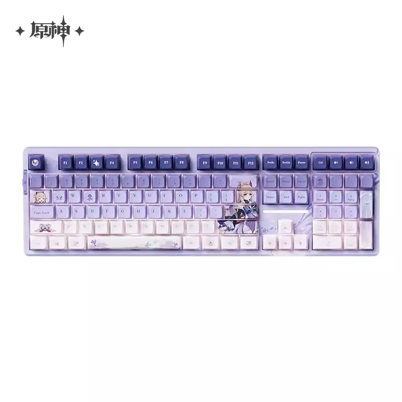 

Pre Sale miHoYo Official Genshin Impact Sangonomiya Kokomi Mechanical Keyboard Anime Fashion Surrounding Birthday Gifts 108 Key