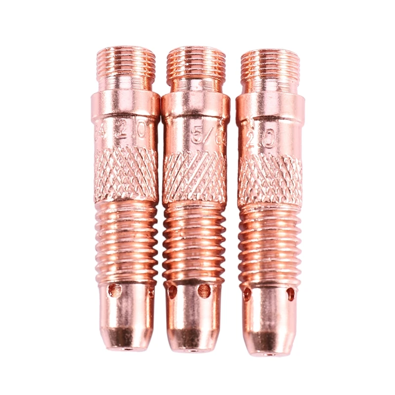 17Pcs Welders Welding Torch Tig Cup Collet Body Nozzle Kit Tungsten Electrode For Wp-17/18/26 Tig Welding Torch