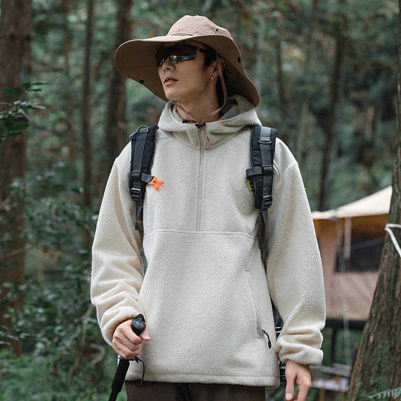 High Quality Oversize Casual Mountain Hoodies for Men Autumn Winter Street Hoodie Loose Clothing Trend Simple Versatile Pullover
