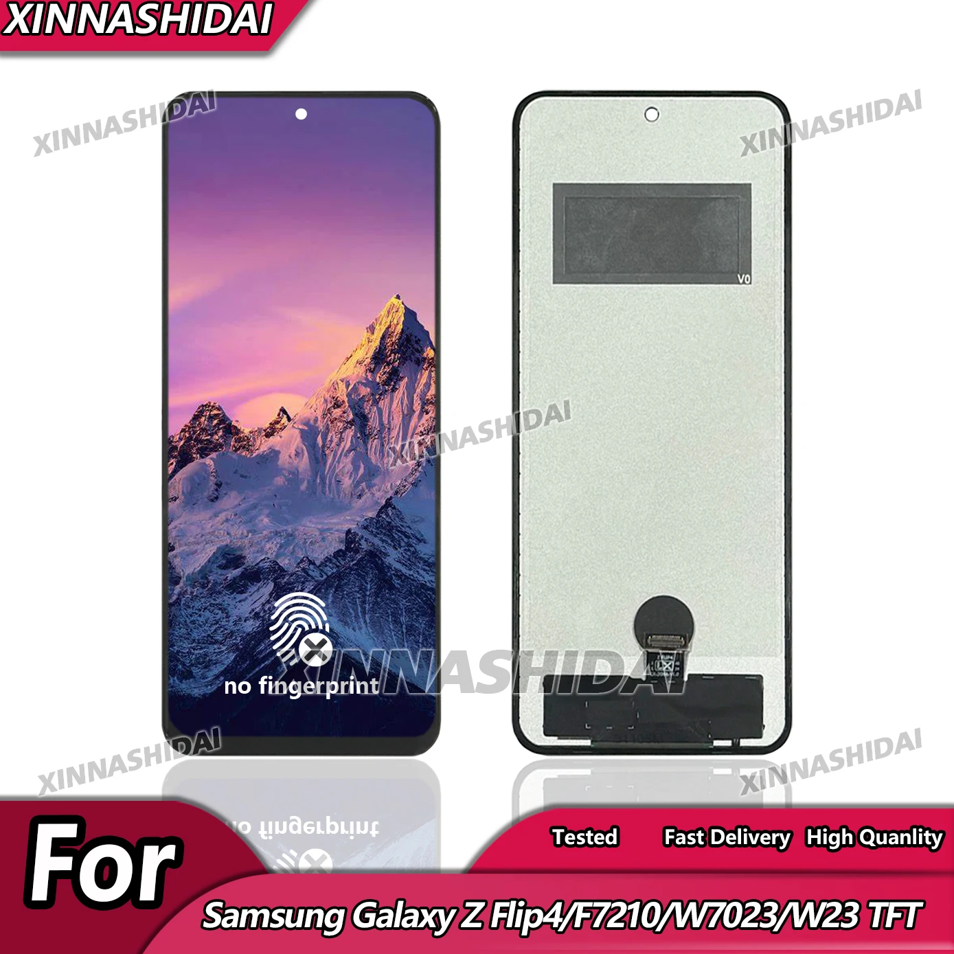 super-tft-screen-for-samsung-galaxy-z-flip-4-sm-f721-f721b-lcd-display-digital-touch-screen-with-frame-and-battery-cover