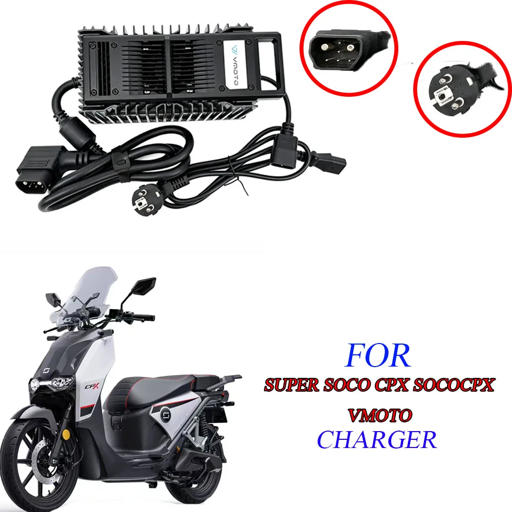 

For Super Soco CPX SocoCPX VMOTO Charger Original Charger Super Soco Cpx Dedicated Charger 68V 15A