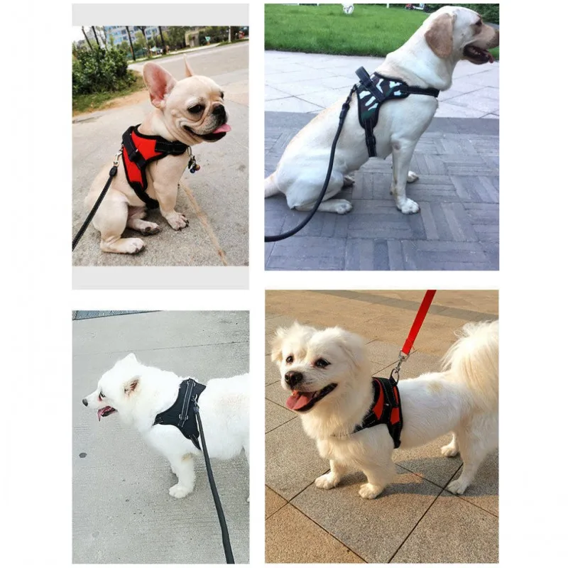 Arnés táctico reflectante sin tirones para perros de todos los tamaños - imagen 2