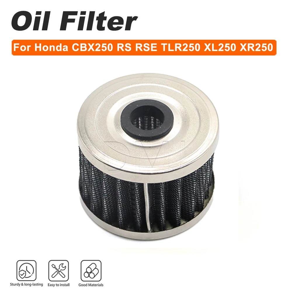 Motorcycle Accessories Oil Filter For Honda CBX250 RS RSE TLR250 XL250 XR250 CB300 CBR300 XL350 XR350 GB400 XR400 1982-2016