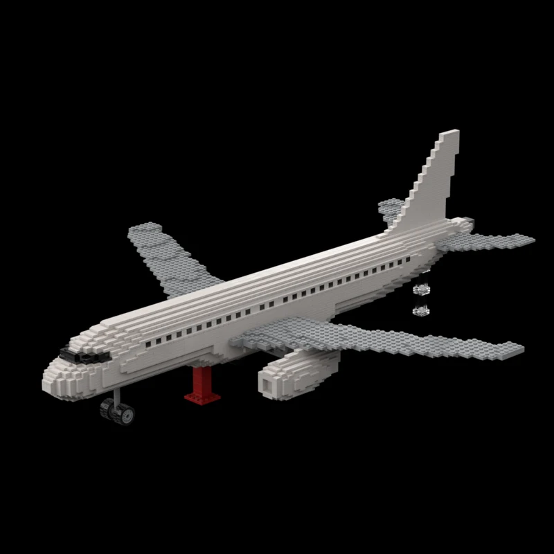 3175 قطعة MOC ايرباص A320es طائرة تجارية لتقوم بها بنفسك نموذج تعليمي اللبنات عيد ميلاد اللعب هدية الجمعية للأطفال