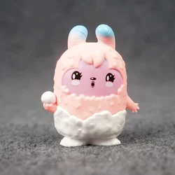 8cm Cartoon animal ice cream slime monster figure Doll hard PVC collection dig toy