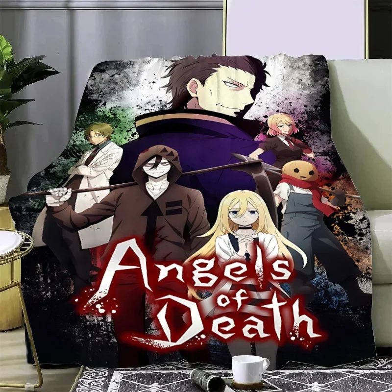 2026 Fashion Fleece Blanket Sofa Winter Angels Of Death Warm Bed Camping Custom Nap Fluffy Soft Blankets Microfiber Bedding King
