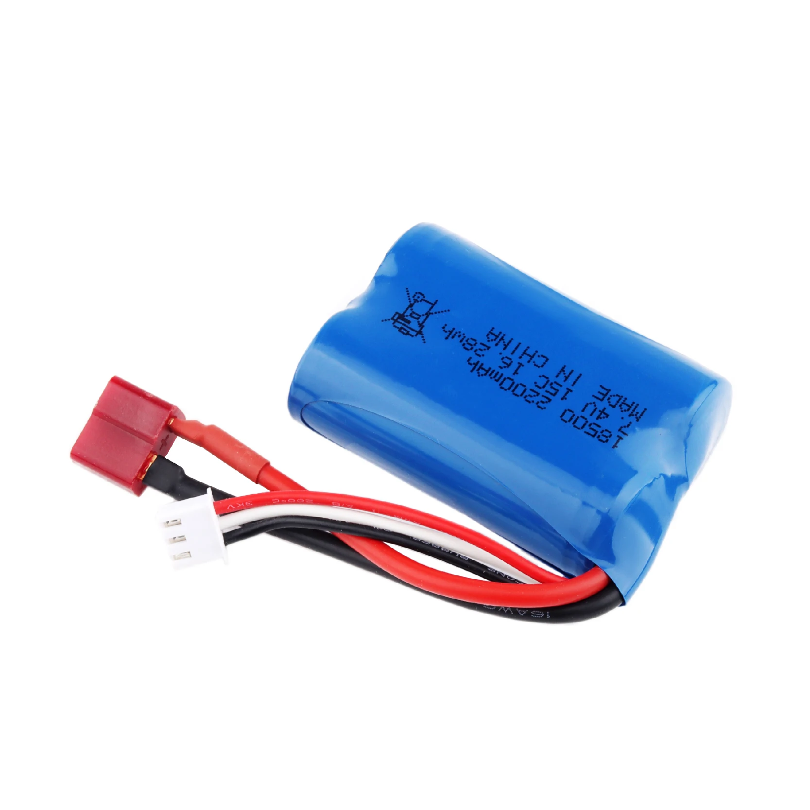 Li-ion battery 7.4v 2200mAh T plug For HBX 16889 16889A 16890 16890A SG1601 SG1602 1/16 RC truck/cars spare parts Battery 18500