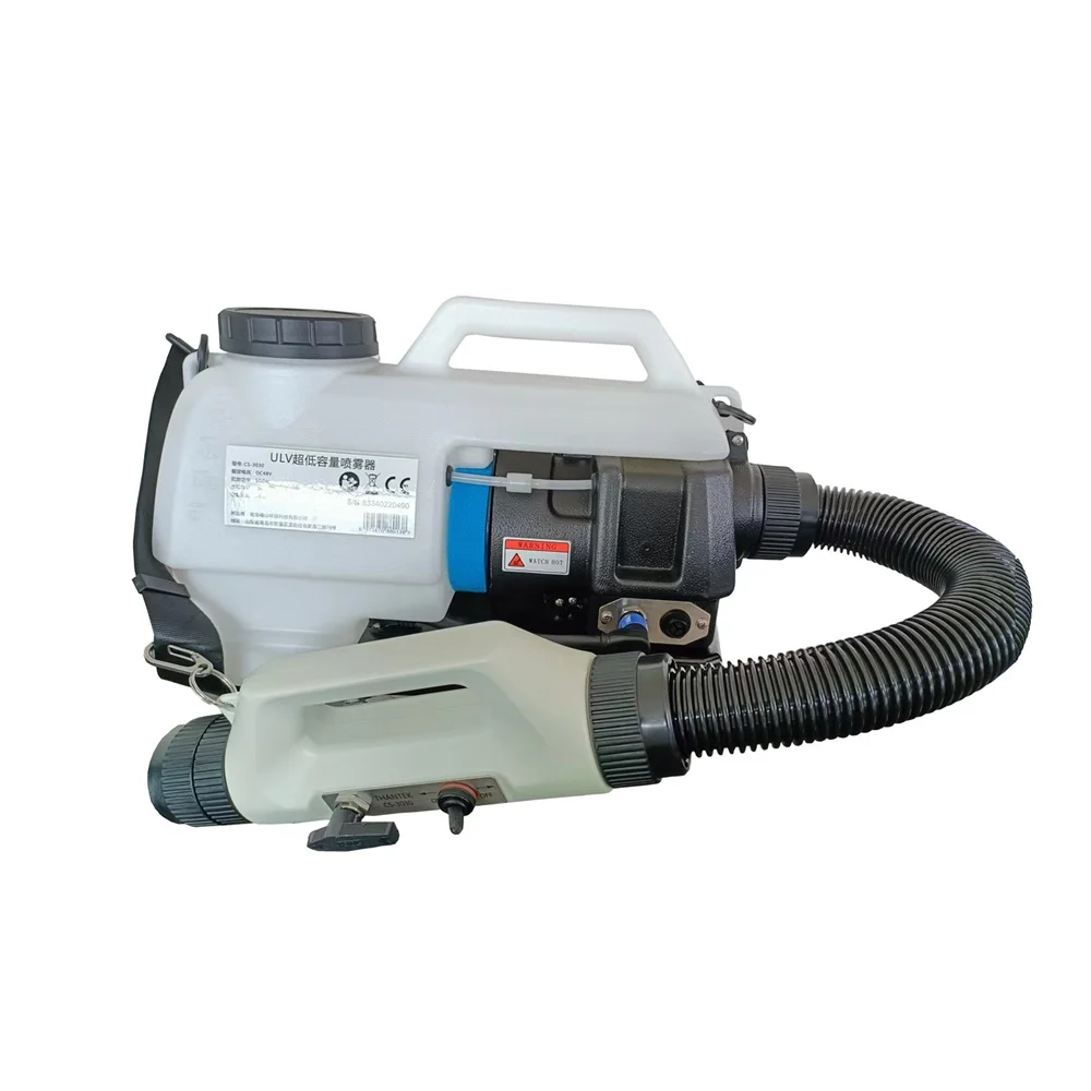 Portable Lithium Battery Powered ULV Aerosol Sprayer Machine Long Distance with Fine Misting for Garden Use Made of PE