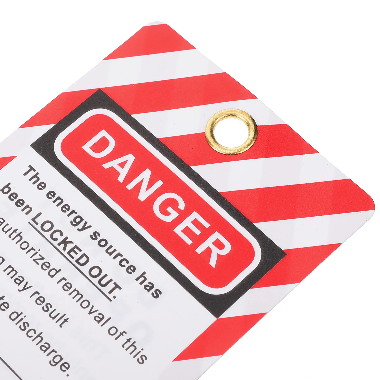 

10Pcs Danger Warning Hanging Tags Industrial Safety Lock Out Tagout Equipment Tags Tag Lock Out Tag Kits