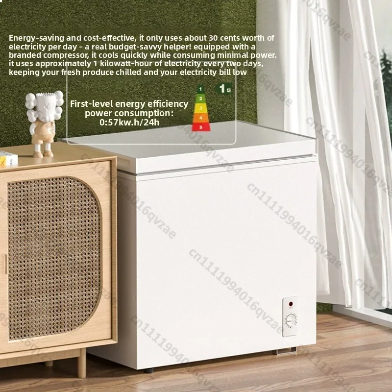 1 Grade Energy Efficiency Mini-freezer Household Mini Full Freezer Freezer Dual Purpose Mini Freezer