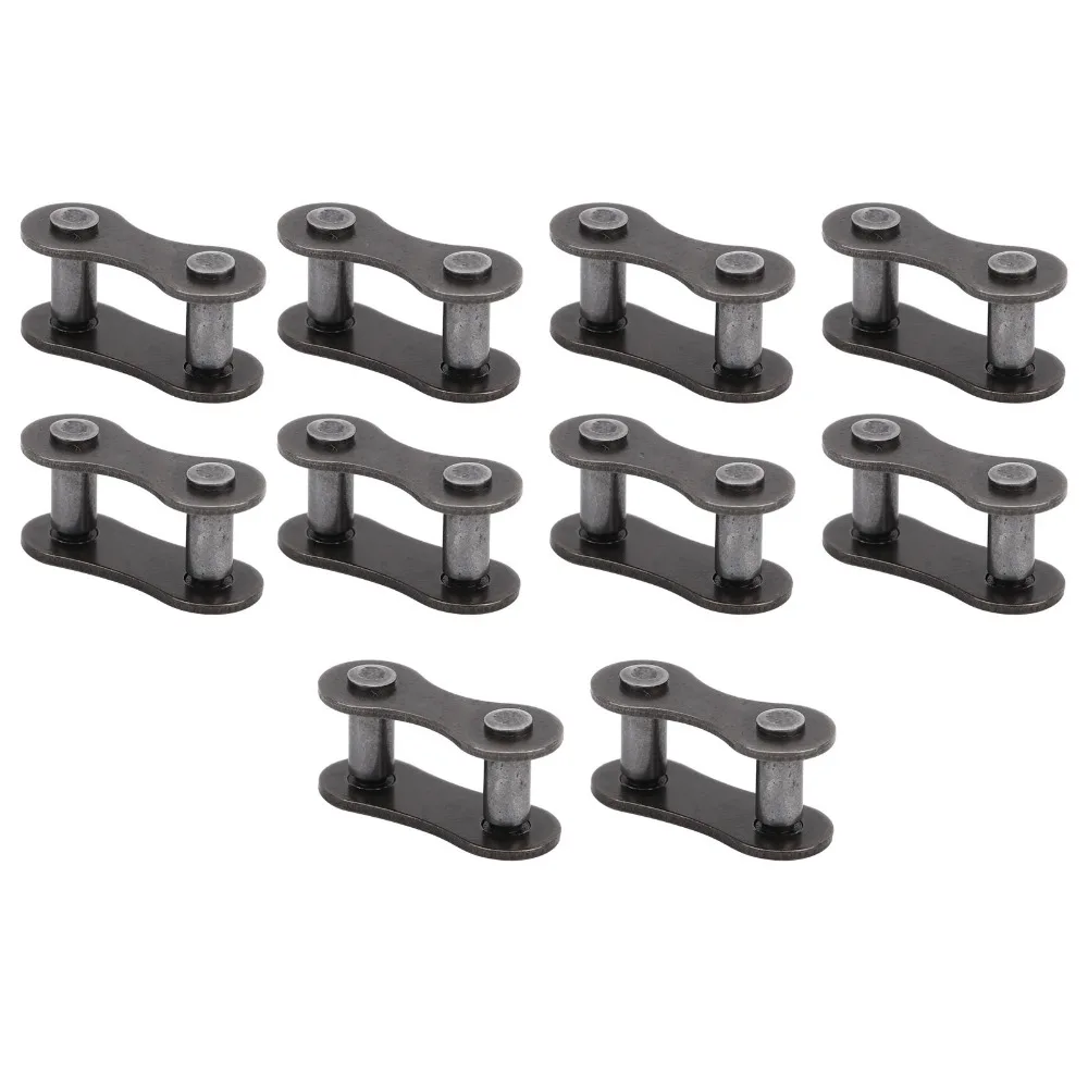 10 Pcs Durable Steel 410 Chain Master Link Removable Quick Split Master Link Replacement Chain Link