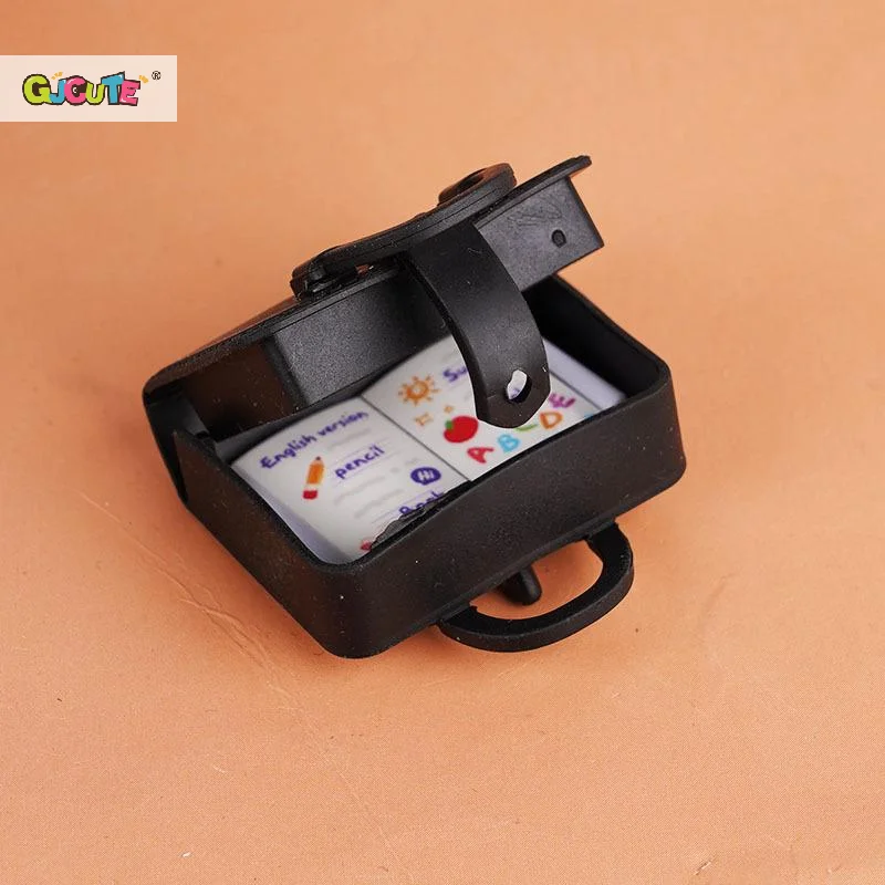 1 Juego de decoración para el aula, juguete 1:12 para casa de muñecas, escritorios en miniatura, sillas, pizarras, libros, mochilas escolares, modelo, accesorios para casa de muñecas