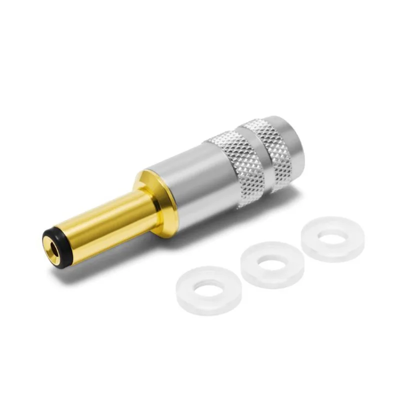 Вилка постоянного тока Oyaide 2,1/2,5 мм 5,5 колено питания постоянного тока 90 градусов Вилка постоянного тока Oyaide 2,1/2,5 мм 5,5 колено питания постоянного тока 90 градусов