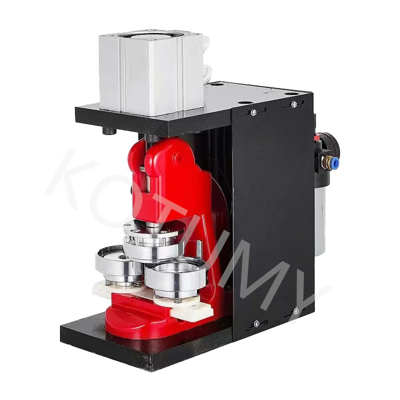 Pneumatic Badge Machine  Desktop Pneumatic Badge Refrigerator Paste Pressing Mold Making Machine Without Pump 220V/110V