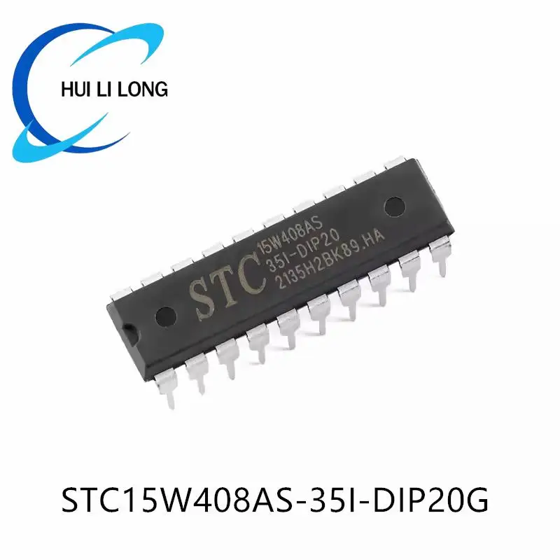 STC15W408AS STC15W408AS-35I DIP20G STC 15W408AS DIP-20 1T 8051 Microcontroller MCU IC Controller Chip New Original