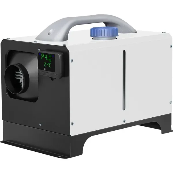VEVOR Diesel Air Heater 8KW Parking Heater 12V Truck Heater, One Air Outlet, with Black LCD Switch, Remote Control, Fast Heating