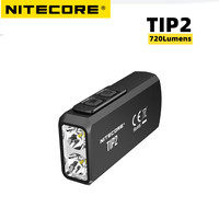 NITECORE TIP2 Flashlight Keychain XP-G3 S3 720 Lumen Lantern LED key lamp Powerful Light USB Rechargeable EDC torch with Battery