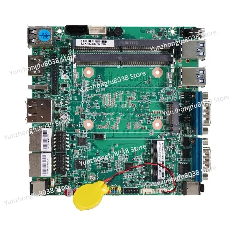 I7 13620H جهاز توجيه صغير ناعم مزدوج Lan 2 * COM Win11 كمبيوتر صناعي بدون مروحة رباعي العرض كمبيوتر صغير