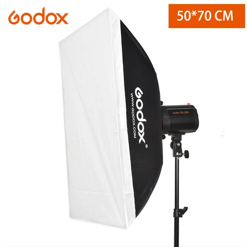 Godox Softbox Photography 50x70 CM For Godox Pioneer 160DI 250DI 300DI K-150A K-180A 250SDI 300DI Studio Flash Light Speedlight