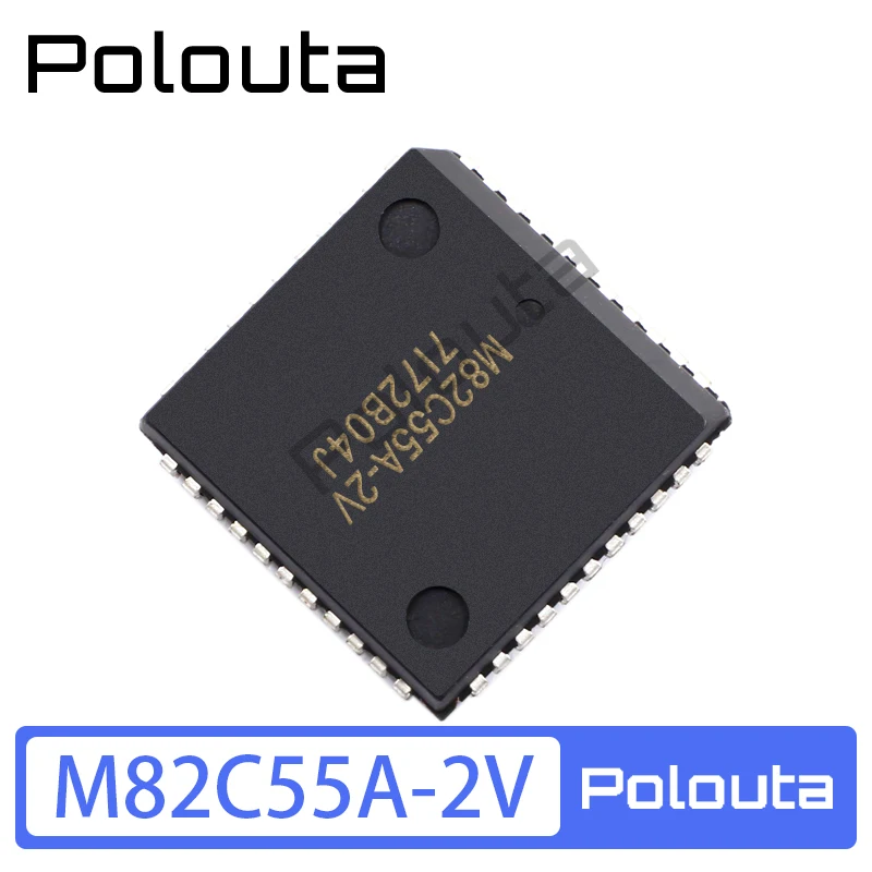 M82C55A-2V 82C55 MSM82C55A-2VJS J3 PLCC44 programmable peripheral connector chip