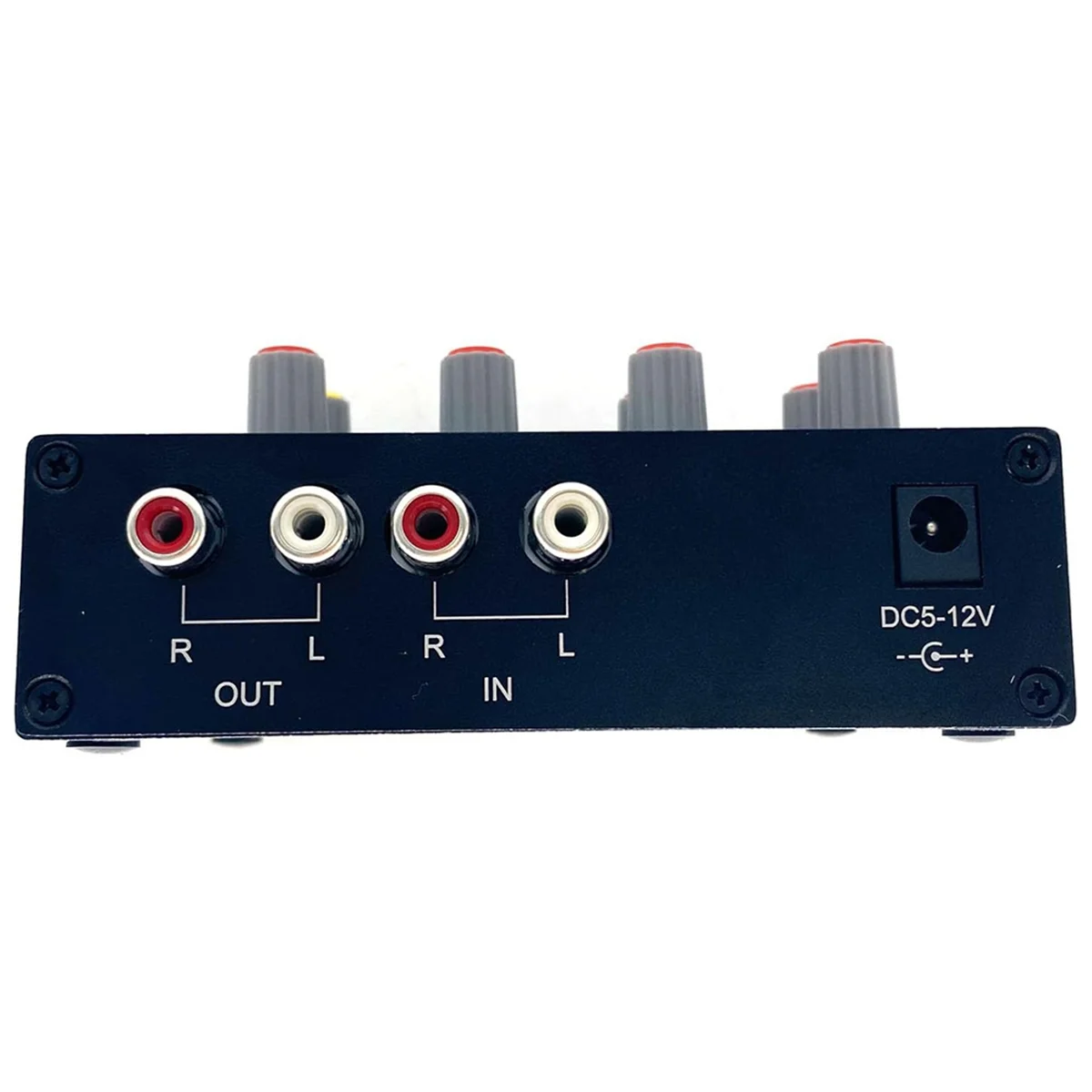 

EQ-7 Audio Signal Headset Amplifier 7-Band EQ Equalizer 2 Channel Digital Sound Equalizer +12V Power Adapter US PLUG