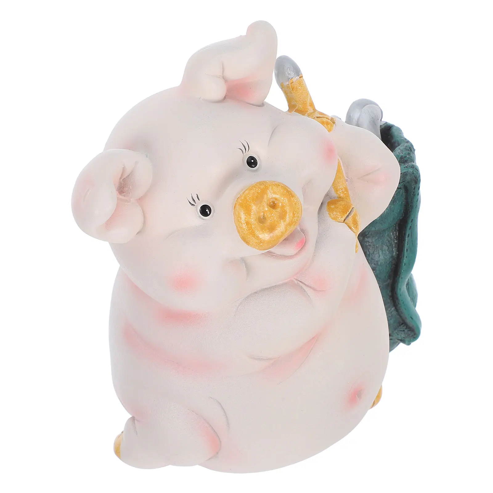 

Piggy Bank Decorative Money Pots Resin Cute Toy Shatterproof Savings Jar Birthday Crafts Handcrafted Quality