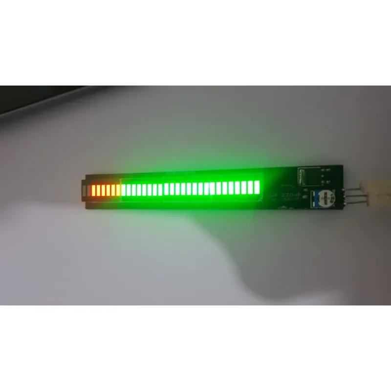 Stereo Music Spectrum LED light Audio Level Indicator 12V 24V Amplifier VU Meter for Car player Light Atmosphere Lamps Module