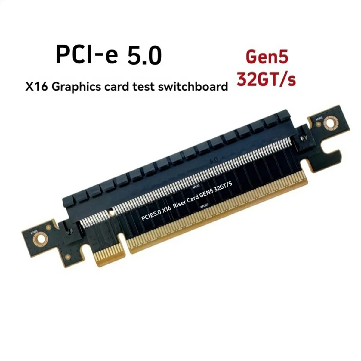 (BOFF) Tarjeta Adaptadora PCIE5.0 X16 Gen5 32GT/S PCI-E 5.0 X16, Tarjeta Adaptadora PCI-E a PCI-E 16X de Alta Velocidad, Adaptador de Conversión PCIE X16
