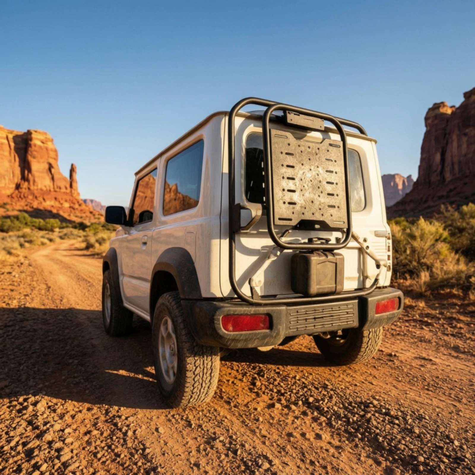 Perforated Panel Side Rack Rugged Rack Lateral Aluminum Alloy Screw Fixed Mount for Suzuki Jimny JB64 JB74 Overland