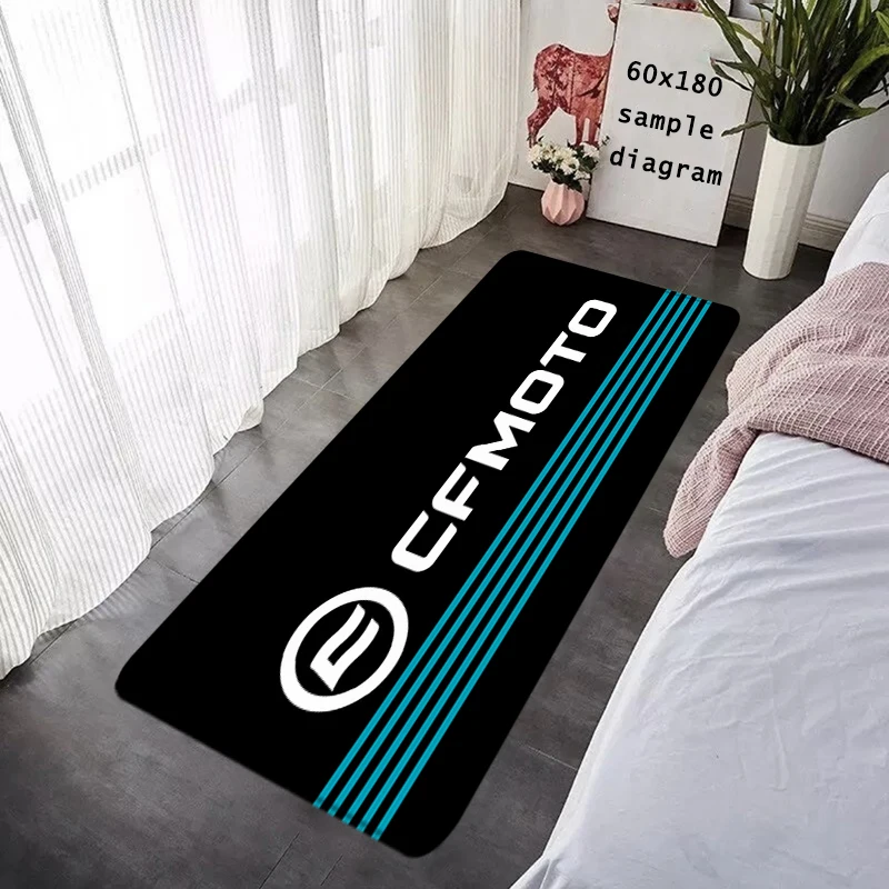 Tapete de entrada cfmoto racing, tapetes para varanda, tapete para sala de estar, tapete para banheiro, presente ideal, antiderrapante, decoração para casa