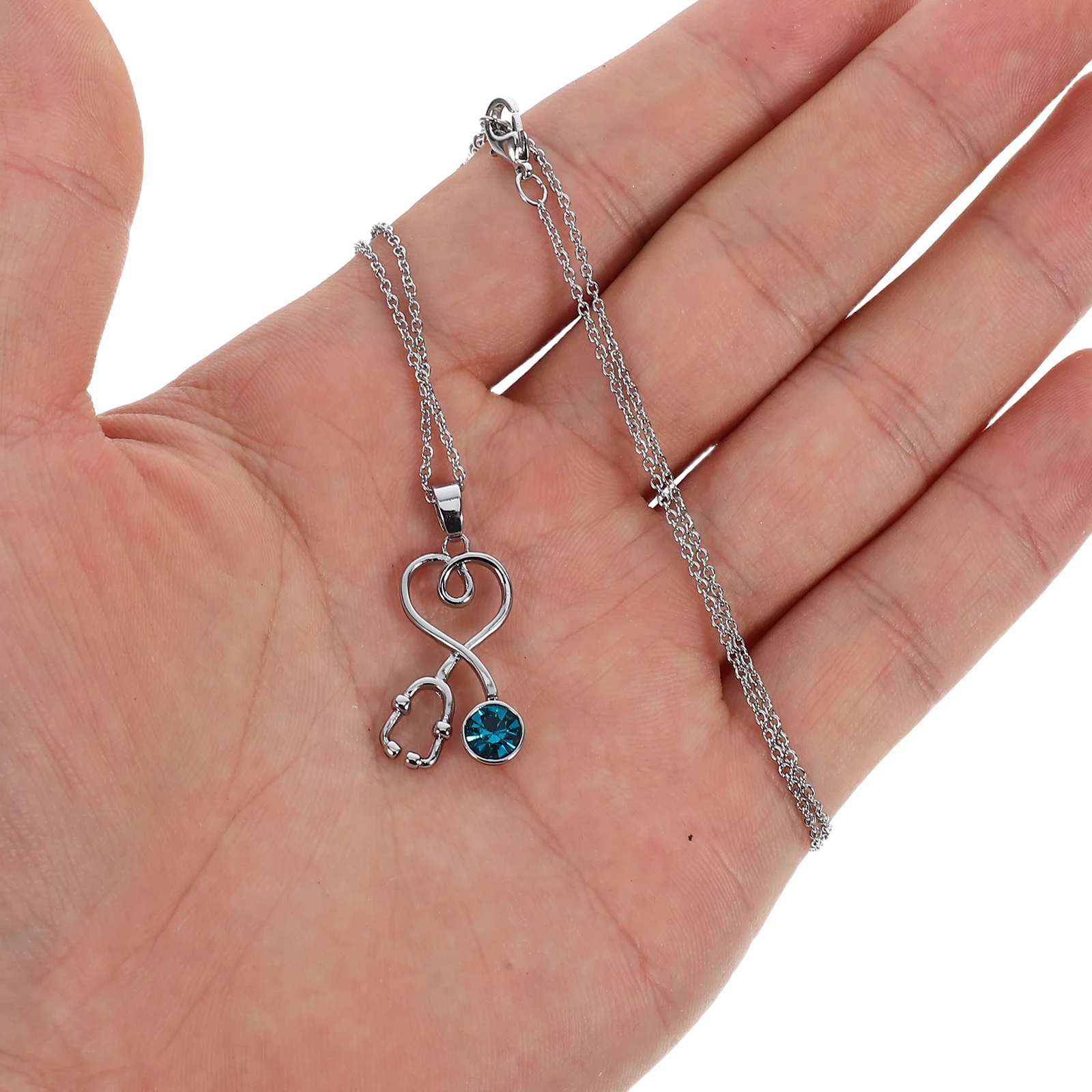 

1pc Simple Fashion Female Pendant Alloy Zircon Delicate Elegant Neck Jewelry For Party Bar Dancing Gift Clavicle Chain