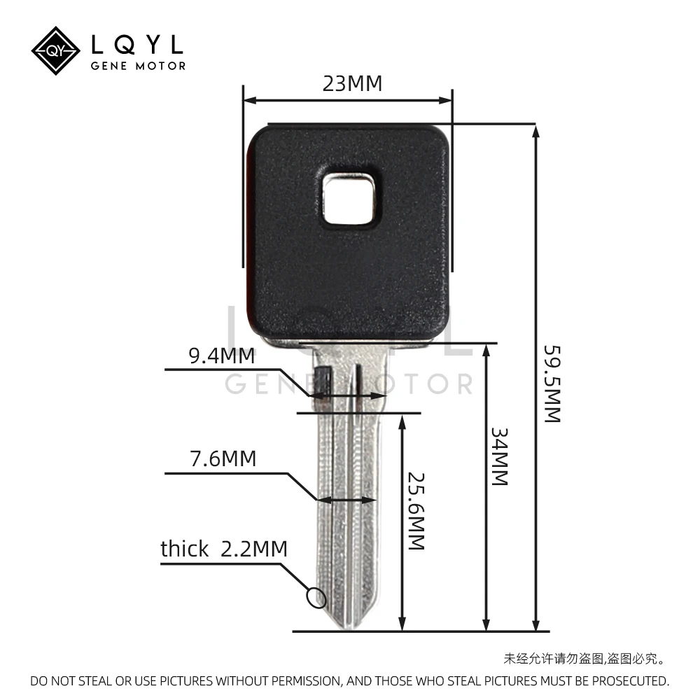 LQYL 60 PcsNew مفتاح فارغ للدراجات النارية استبدال مفاتيح غير مقطوعة لـ Harley Sportster XL883 XL1200 C N L R X48 X72 XL 883 1200