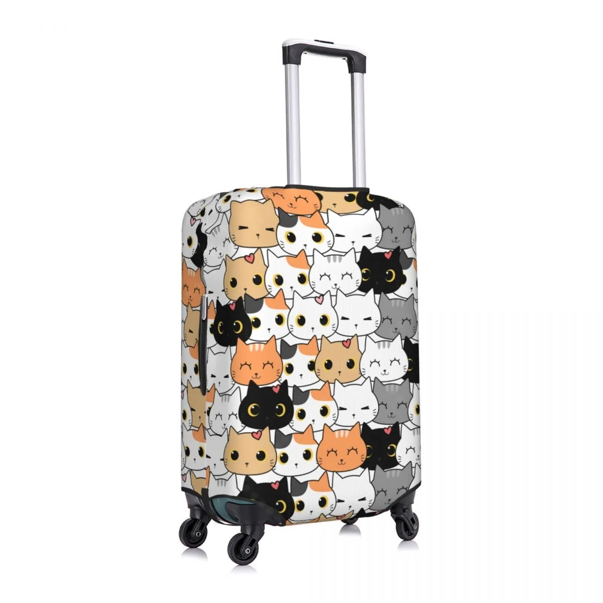 الملونة القط رؤساء غطاء الأمتعة حقيبة حامي رشاقته مرونة الغبار مغطاة المضادة للخدش واقية 18-32 بوصة