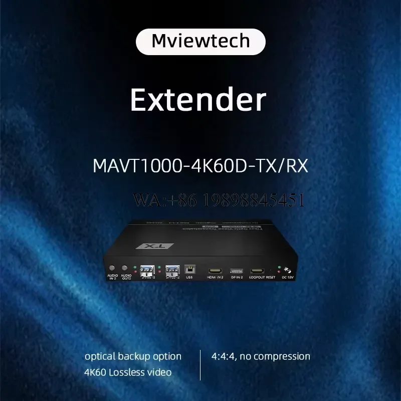 WMWMNU Mviewtech Hot Customized Alloy Ultra HD 4K Video Switcher and Wall Processor Controller MAVT1000-4K60D-TX/RX