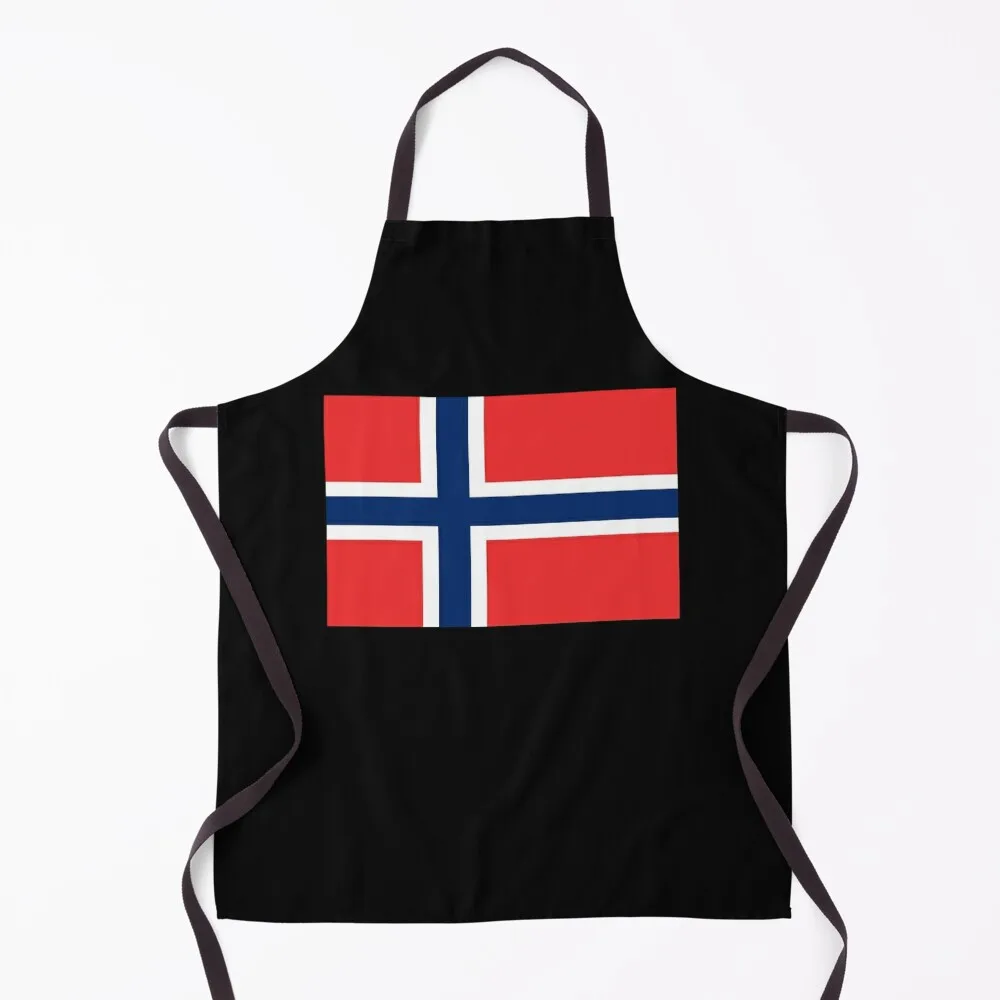 

Norway norwegian flag flag scandinavia Apron Kitchen New 2022 Year Customizable Goods For Home And Kitchen Custom Apron