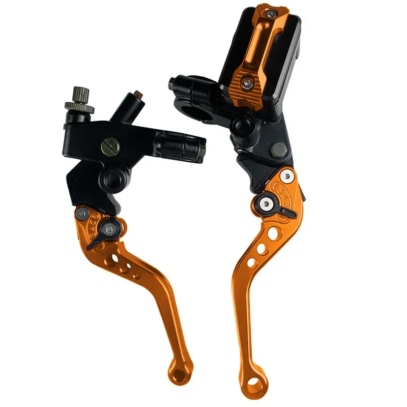 CNC Een Paar 7/8 "22mm Universele Motorfiets Hoofdremcilinder Hendel Kabel Koppeling Reservoir Voor Scooter Sport crossmotor