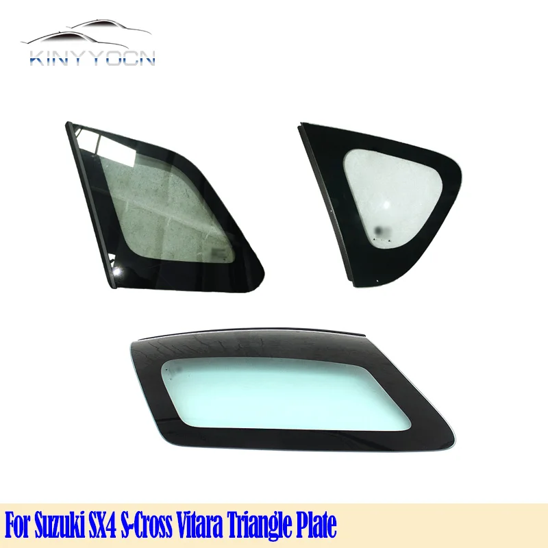 

1PCS For Suzuki SX4 S-Cross Vitara Rear Window Glass Triangle Plate Garnish Cover Panel Side Mirror Trim Exterior