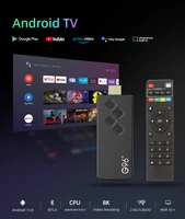 TV Stick inteligente G96 de alto rendimiento con Android 13.0 4k ATV H313, 2 GB de RAM, 16 GB de ROM, control remoto por infrarrojos Q2, Wifi dual