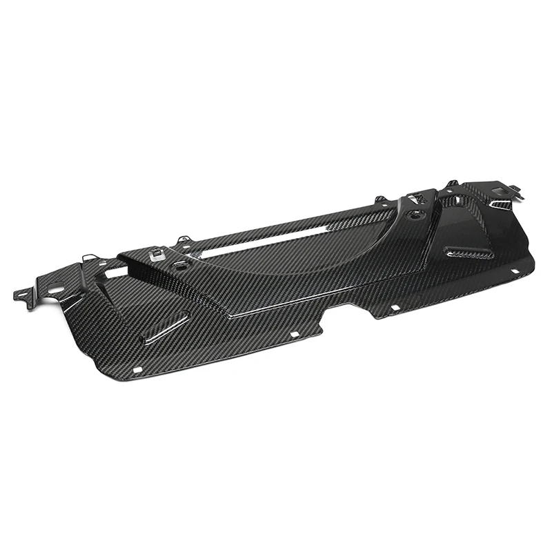 Dry Carbon Fiber Replacement Car Engine Radiator Cooling Shroud Slam Panel Water Cooler Cover For BMW G90 M5 2025 2026-IN
