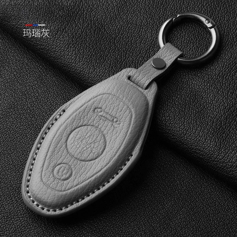For McLaren GT 540C 570S 675LT 625C 620R 750S Premium Goat Leather Full-Coverage Key  Luxury Handcrafted Key Fob Shell Buckle
