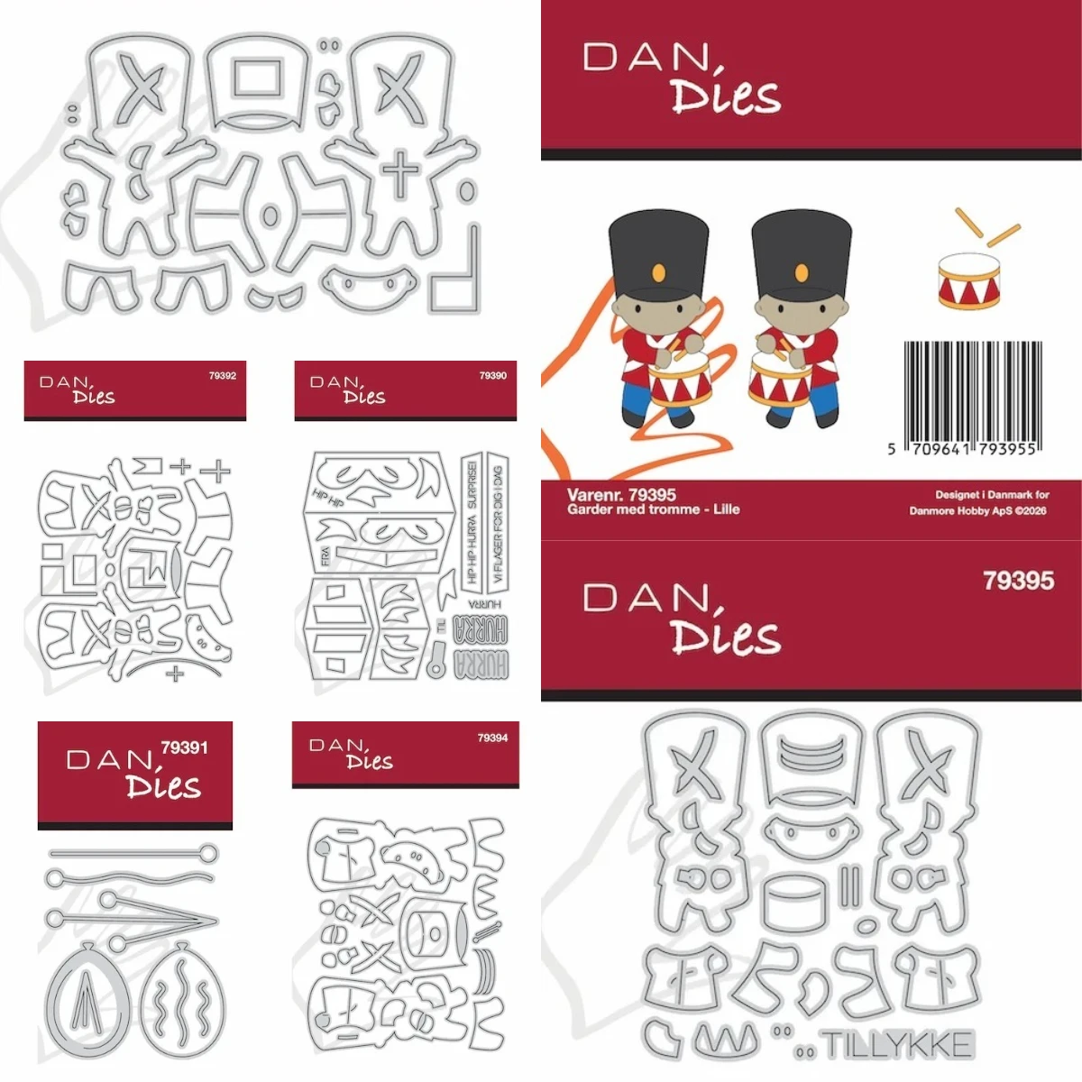 Balloon and Beat a Drum 2026 New Metal Cutting Dies For DIY Scrapbooking Crafts Maker Photo Album Template Handmade Decoration