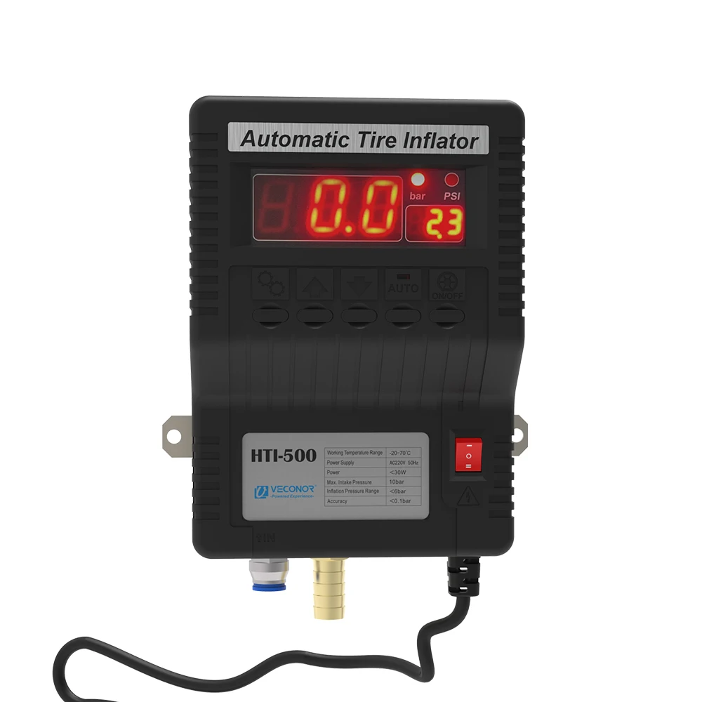 Automatic Tire Inflation Gauge Dual Pressure Unit PSI/BAR LED Display for Multi Types of Tires-Bicycle Motorbike Car Truck