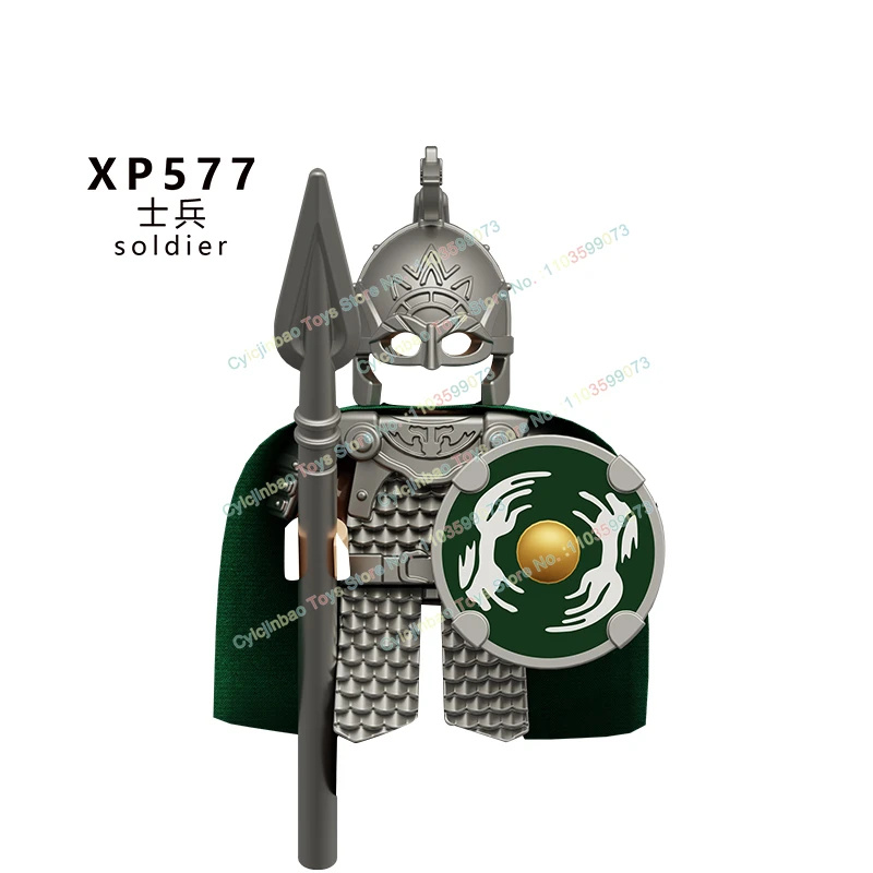Chevaliers anciens médiévaux, soldat princesse, chevaux de guerre, briques, armure, accessoires d'armes, figurines, bloc de construction, jouet pour enfants