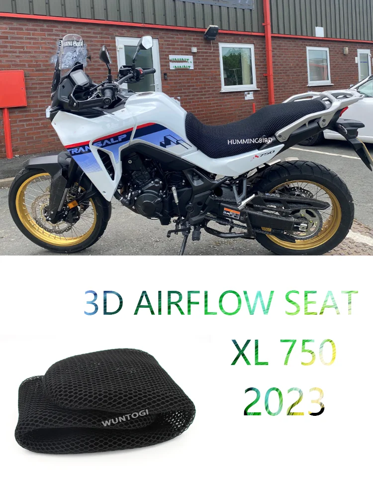 

3D Airflow Seat Cover Motorcycle for HONDA Transalp XL 750 2023 Accessories Seat Protectors Cushion XL750 Transalp Parts