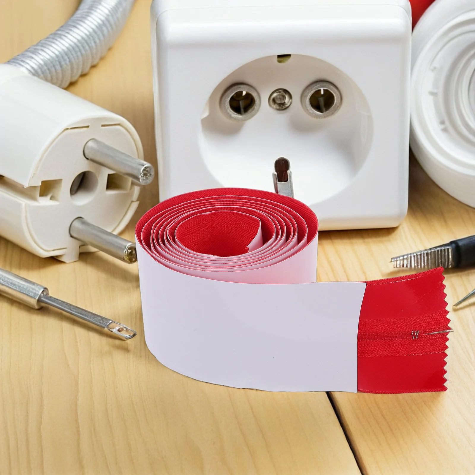 

Zipper Door Plastic Dust Barrier Self-Adhesive Sheet Durable Dust Protector for Renovation Construction Painting