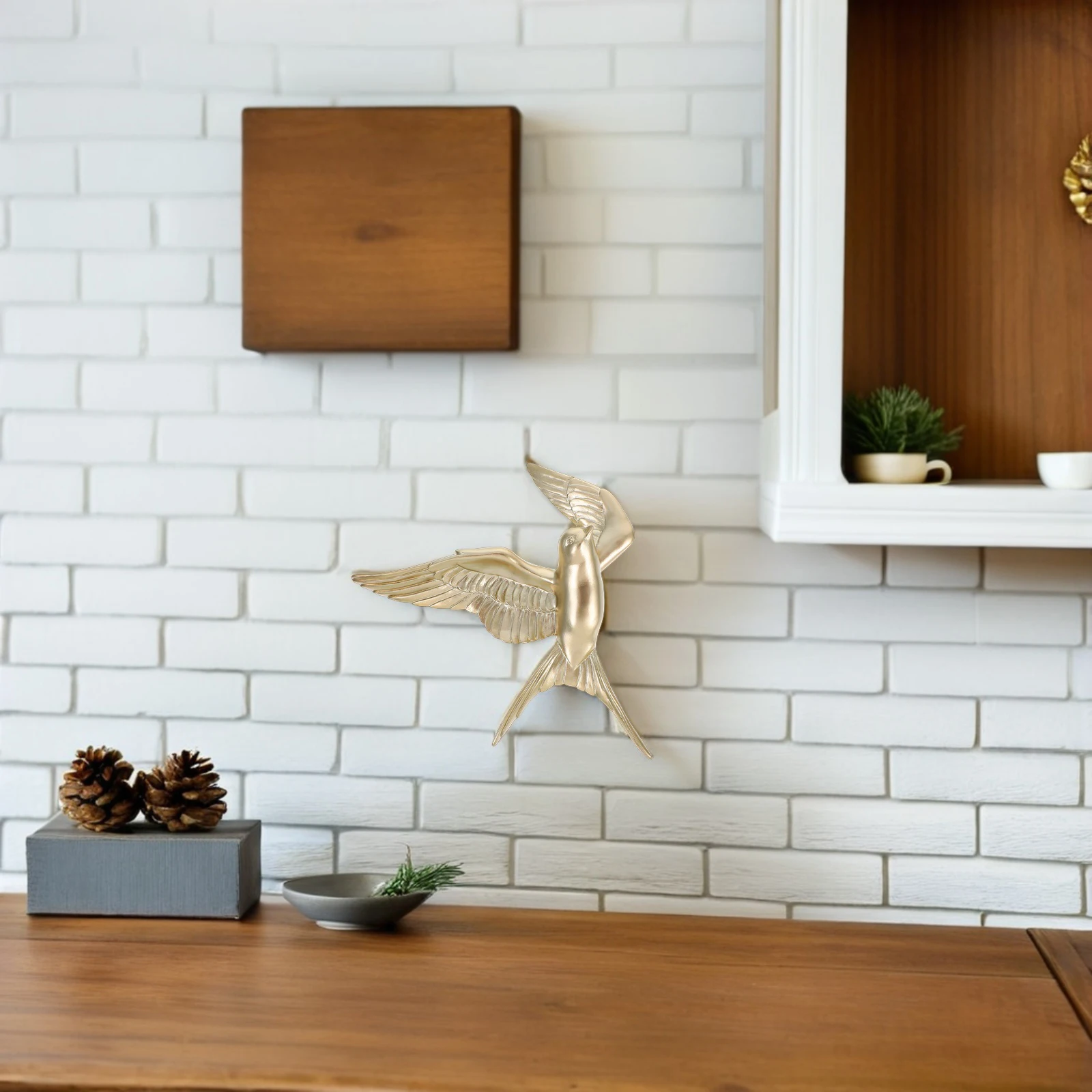 

3D Bird Ornament Birds Decor Shaped Wall Hanging for Home Decors Party Favors Decoration Animal Decorations