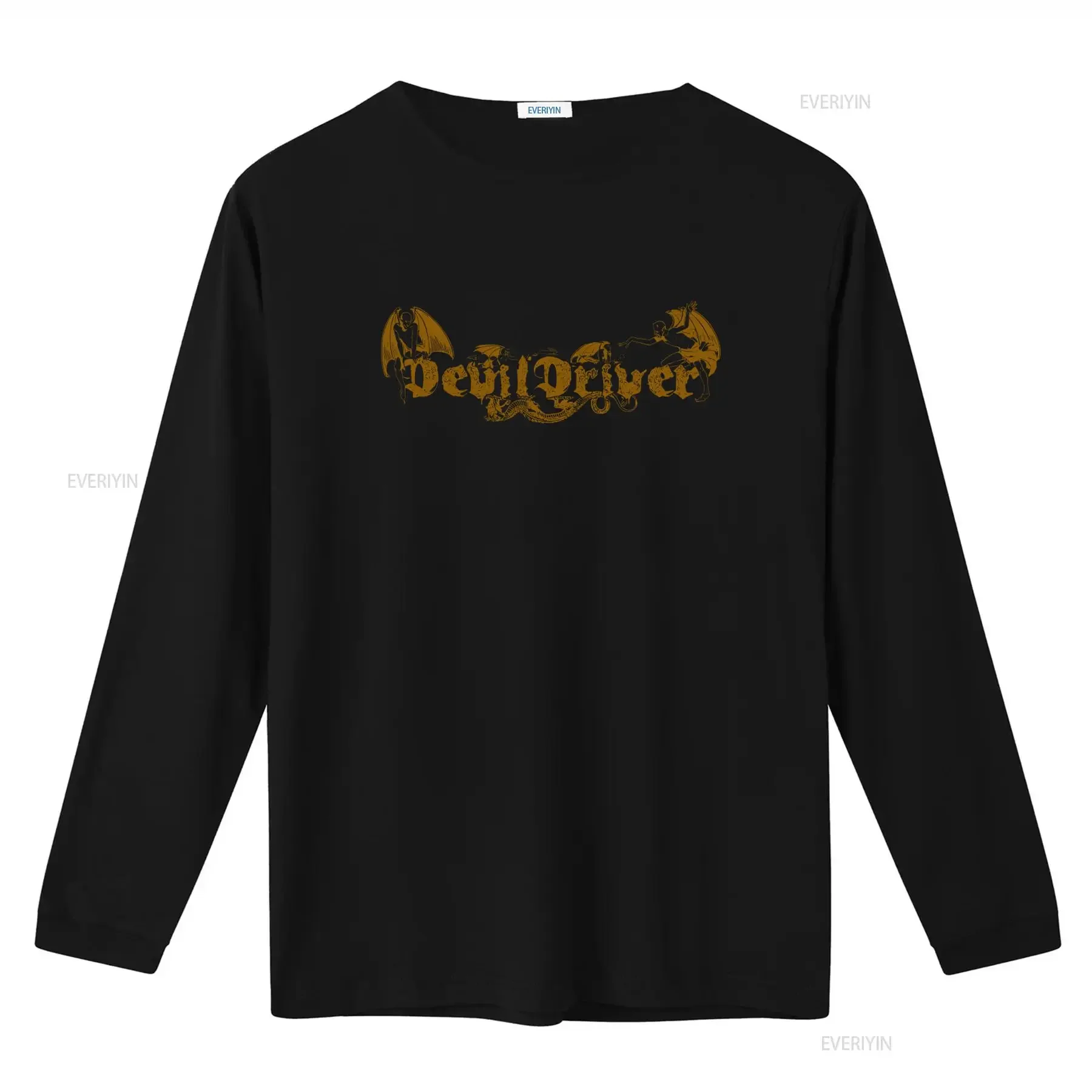 DEVILDRIVER Jumbo Reaper Band T Shirt for Men Bold and Edgy Design vintage Washed homme Breathable Stylish Soft graphic fashion
