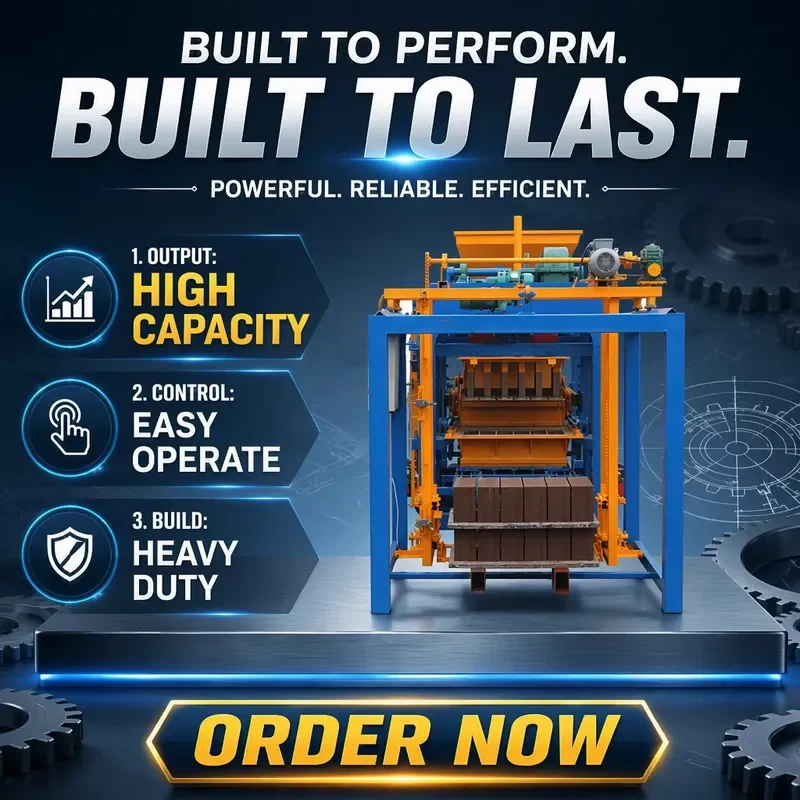 QTJ4-25 Block Making Machine Automatic Cement Hollow Brick Machine Interlocking Paver Machine